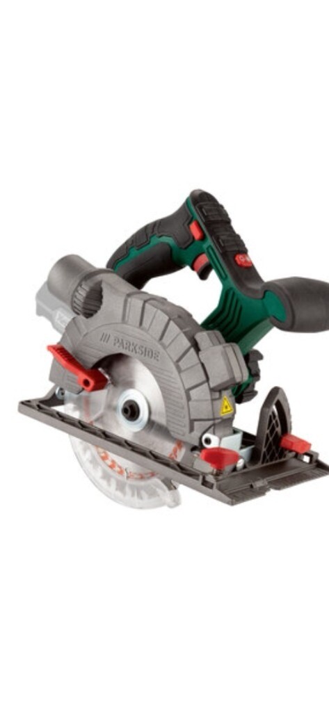 Parkside 20V Cordless Circular Saw plus 